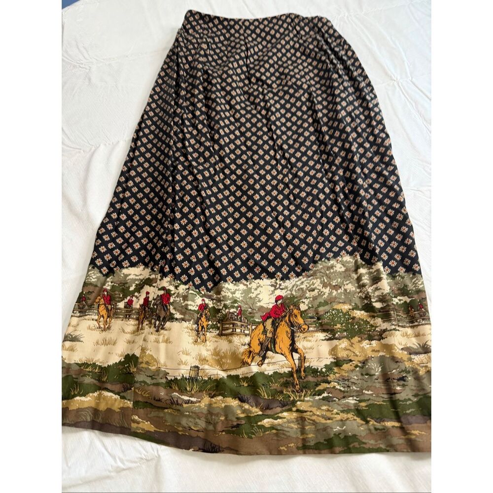 Susan Bristol Women’s Vintage Equestrian Skirt Size 10 - Picture 6 of 7